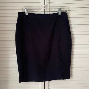 Navy blue Banana Republic pencil skirt, size 4